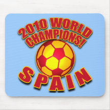 SPAIN 2010 WORLD CHAMPS Soccer Tshirts Mousepads