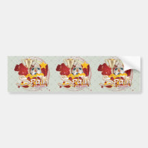 Spain 2010 World cup Bumper Stickers