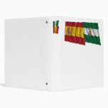 Spain and Andalucía waving flags Binder