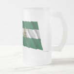 Spain and Andalucía waving flags Coffee Mug