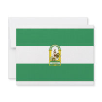 Spain Andalucia Flag Personalized Invites