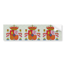 Spain Coat of Arms detail Bumper Sticker