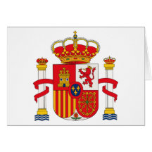 Spain Coat of Arms Greeting Card
