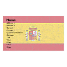SPAIN FLAG Business Cards
