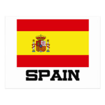 Spain Flag Postcards
