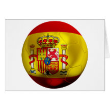 Spain Football Greeting Card