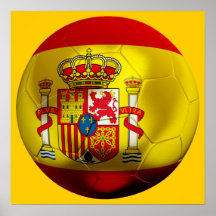 Spain Football Print