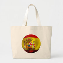 Spain Football Tote Bags
