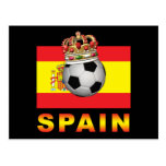 Spain King Of Football Postcards