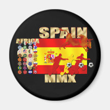 Spain Large España Flag Raging bull Toro Gifts Refrigerator Magnets