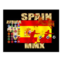 Spain Large España Flag Raging bull Toro Gifts Postcards