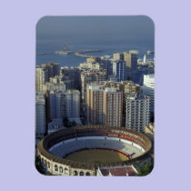 Spain, Malaga, Andalucia View of Plaza de Toros magnets