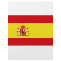 Spain National Flag simplified Flyer Design