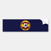 Spain number 1 2010 Soccer Gift Bumper Sticker
