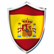 Spain Shield Acrylic Cut Out