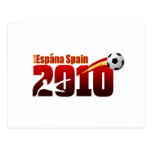 Spain soccer 2010 Maroon logo gifts Postcard