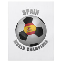 SPAIN SOCCER CHAMPIONS FULL COLOR FLYER