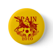 Spain soccer football Spanish supporters button