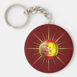 Spain Soccer Starburst gifts Keychains
