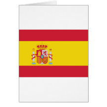Spain / Spanish Flag Cards