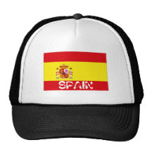 Spain spanish flag souvenir hat