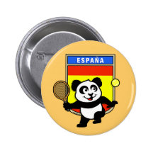 Spain Tennis Panda Pin