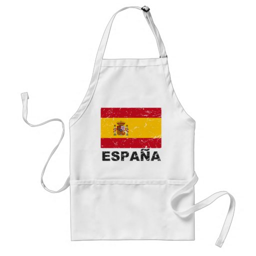 Spain Vintage Flag Apron
