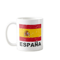 Spain Vintage Flag Coffee Mug