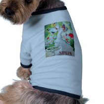 Spain Vintage Image Doggie Tshirt
