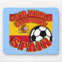 SPAIN WORLD CHAMP 2010 Soccer Tshirts Mousepad