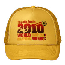 Spain World Champions 2010 España Campeona Del Mun Mesh Hats