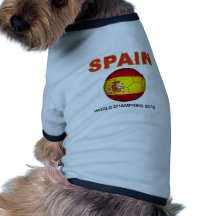Spain World Cup 2010 Champion South Africa Pet Clothing