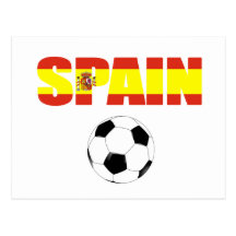 Spain World Cup 2010 Post Card