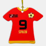 Spain World Cup Soccer Jersey Ornament