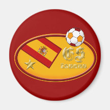 Spains nouvel España évente le logo une étoile du  Aimants Pour Réfrigérateur
