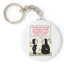 spandex nuns no-no dress code key chains