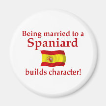 Spaniard Builds Character Magnet