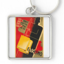 Spanish Civil War Anarchist / Facism Rare Poster Keychains