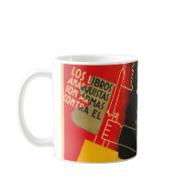 Spanish Civil War Anarchist / Facism Rare Poster Coffee Mugs