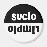 Spanish Clean Dirty Dishwasher Magnet