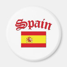 Spanish Flag Fridge Magnet