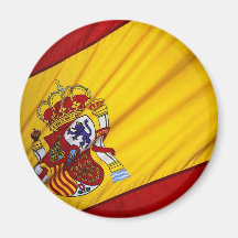 Spanish Flag Refrigerator Magnet