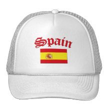 Spanish Flag Trucker Hats