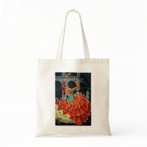 Spanish Flamenco Dancer Tote Bag