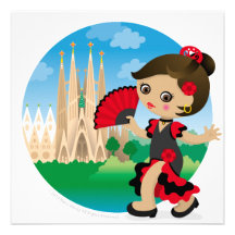 Spanish girl custom invites