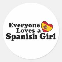 Spanish Girl Sticker