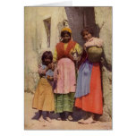 Spanish Gypsy Girls Greeting Card