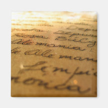 Spanish handmade manuscript #2 magnets
