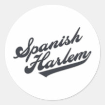 Spanish Harlem Round Stickers