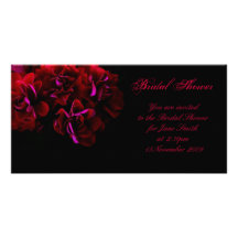 Spanish Rose - Bridal Shower/Wedding Invitation Photo Card Template
